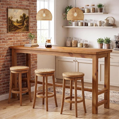 Inch solid wood - 63-inch, bar