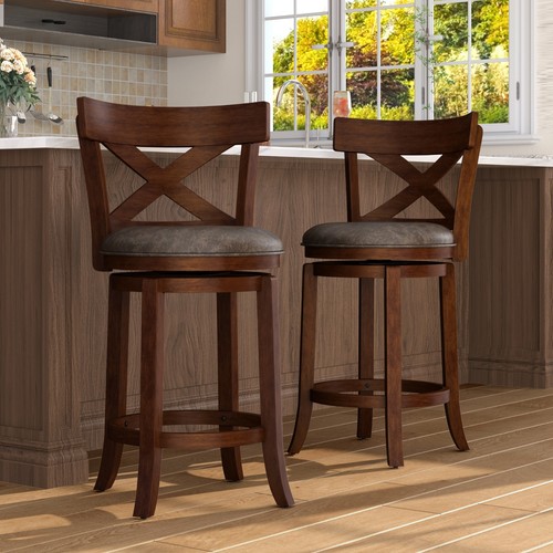 2pcs swivel bar stools - bar,