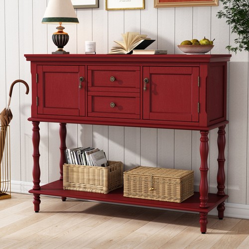 Retro wood console table 2 - retro,