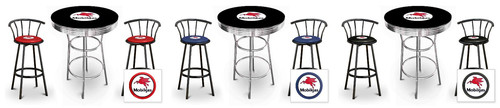 Bar table set vintage - table, gas