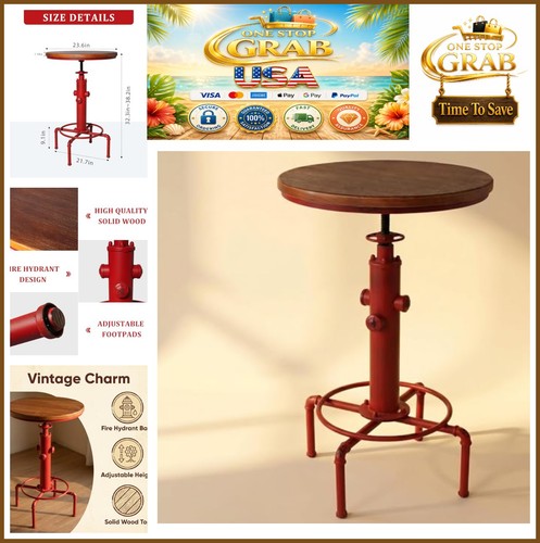 Industrial bar table inch - industrial,