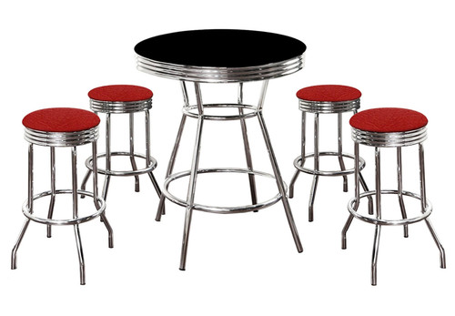 Black chrome bar - &,